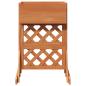 Preview: Vertikales Gartengitter Orange 48 x 30 x 70,5 cm