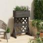 Preview: ARDEBO.de - Vertikales Gartengitter Grau 48 x 30 x 70,5 cm