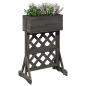 Preview: Vertikales Gartengitter Grau 48 x 30 x 70,5 cm