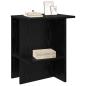 Preview: Couchtisch Schwarz Eichen-Optik 40 x 30 x 49 cm Holzwerkstoff