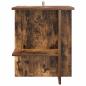 Preview: Couchtisch R?uchereiche 40 x 30 x 49 cm Holzwerkstoff
