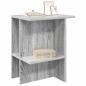 Preview: Couchtisch Sonoma-Grau 40 x 30 x 49 cm Holzwerkstoff