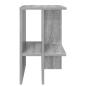 Preview: Couchtisch Sonoma-Grau 40 x 30 x 49 cm Holzwerkstoff