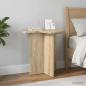 Preview: ARDEBO.de - Beistelltisch Sonoma-Eiche Ø 39 x 38 cm Holzwerkstoff