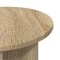 Preview: Beistelltisch Sonoma-Eiche Ø 39 x 38 cm Holzwerkstoff