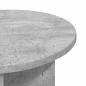 Preview: Beistelltisch Betongrau Ø 39 x 38 cm Holzwerkstoff