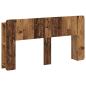 Preview: Kopfteil Schrank mit Speicher Altholz Holzwerkstoff