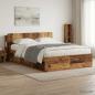 Preview: Kopfteil Schrank mit Speicher Altholz Holzwerkstoff