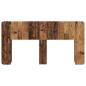 Preview: Kopfteil Schrank mit Speicher Altholz Holzwerkstoff