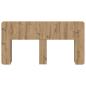 Preview: Kopfteil Schrank Artisan-Eiche 160 cm Holzwerkstoff
