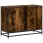 Preview: Waschbeckenunterschrank Räuchereiche 80x33x60 cm Holzwerkstoff