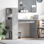 Preview: ARDEBO.de - Schreibtisch Beton Grau Holzwerkstoff 113 x 54 x 120 cm