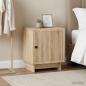 Preview: ARDEBO.de - Nachttisch 2 stk. Sonoma-Eiche 43 x 34,5 x 50 cm Holzwerkstoff