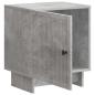 Preview: Nachttisch Betongrau 43 x 34,5 x 50 cm Holzwerkstoff