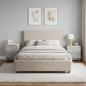 Preview: Nachttisch 2 stk. Betongrau 43 x 34,5 x 50 cm Holzwerkstoff