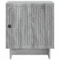 Preview: Nachttisch Graues Sonoma 43 x 34,5 x 50 cm Holzwerkstoff