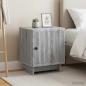 Preview: ARDEBO.de - Nachttisch 2 stk. Graues Sonoma 43 x 34,5 x 50 cm Holzwerkstoff