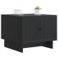 Preview: Couchtisch Schwarz 49 x 50 x 40 cm Holzwerkstoff