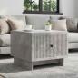 Preview: ARDEBO.de - Couchtisch Betongrau 49 x 50 x 40 cm Holzwerkstoff