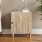 Preview: ARDEBO.de - Nachttisch Sonoma-Eiche 43 x 34,5 x 50 cm Holzwerkstoff