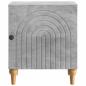 Preview: Nachttisch Betongrau 43 x 34,5 x 50 cm Holzwerkstoff
