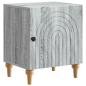 Preview: Nachttisch Graues Sonoma 43 x 34,5 x 50 cm Holzwerkstoff