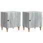 Preview: Nachttisch 2 stk. Graues Sonoma 43 x 34,5 x 50 cm Holzwerkstoff