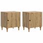 Preview: Nachttisch 2 stk. Artisan-Eiche 43 x 34,5 x 50 cm Holzwerkstoff