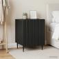 Preview: Nachttisch 2 Stk. Schwarz 43 x 34,5 x 52 cm Holzwerkstoff