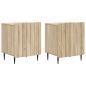 Preview: Nachttisch 2 Stk. Sonoma-Eiche 43 x 34,5 x 52 cm Holzwerkstoff