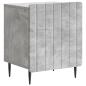Preview: Nachttisch Betongrau 43 x 34,5 x 52 cm Holzwerkstoff