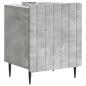 Preview: Nachttisch 2 Stk. Betongrau 43 x 34,5 x 52 cm Holzwerkstoff