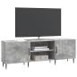 Preview: TV-Schränk 150 x 31 x 50 cm Betongrau Holzwerkstoff