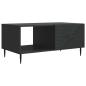Preview: Couchtisch Schwarz 90 x 50 x 40 cm Holzwerkstoff