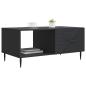 Preview: Couchtisch Schwarz 90 x 50 x 40 cm Holzwerkstoff