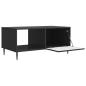 Preview: Couchtisch Schwarz 90 x 50 x 40 cm Holzwerkstoff