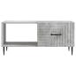 Preview: Couchtisch Betongrau 90 x 50 x 40 cm Holzwerkstoff