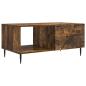 Preview: Couchtisch Geräucherte Eiche 90 x 50 x 40 cm Holzwerkstoff