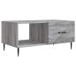 Preview: Couchtisch Graues Sonoma 90 x 50 x 40 cm Holzwerkstoff