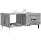 Preview: Couchtisch Graues Sonoma 90 x 50 x 40 cm Holzwerkstoff