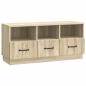 Preview: TV-Schränk Sonoma-Eiche 102 x 34,5 x 47 cm Holzwerkstoff