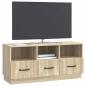 Preview: TV-Schränk Sonoma-Eiche 102 x 34,5 x 47 cm Holzwerkstoff