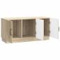 Preview: TV-Schränk Sonoma-Eiche 99 x 34,5 x 47 cm Holzwerkstoff
