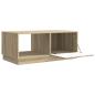 Preview: Couchtisch Sonoma-Eiche 90 x 50 x 37 cm Holzwerkstoff