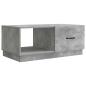 Preview: Couchtisch Betongrau 90 x 50 x 37 cm Holzwerkstoff