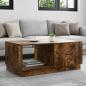 Preview: ARDEBO.de - Couchtisch Räuchereiche 90 x 50 x 37 cm Holzwerkstoff