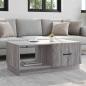 Preview: ARDEBO.de - Couchtisch Sonoma-Grau 90 x 50 x 37 cm Holzwerkstoff