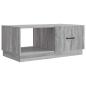 Preview: Couchtisch Sonoma-Grau 90 x 50 x 37 cm Holzwerkstoff