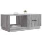 Preview: Couchtisch Sonoma-Grau 90 x 50 x 37 cm Holzwerkstoff