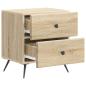 Preview: Nachttisch Sonoma-Eiche 43 x 34,5 x 47,5 cm Holzwerkstoff